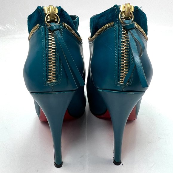 🌷❤️‍🔥SPRING SALE 🔥 FINAL PRICE🌷💥Christian Louboutin Col Zippe Booties 36.5 - Picture 4 of 7